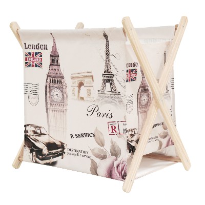 [8430540625630] PORTARIVISTE TESSUTO 38X27X38CM