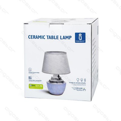 [8433325197223] LAMPADA DA TAVOLO IN CERAMICA LAMPADINA ESCLUSA E1