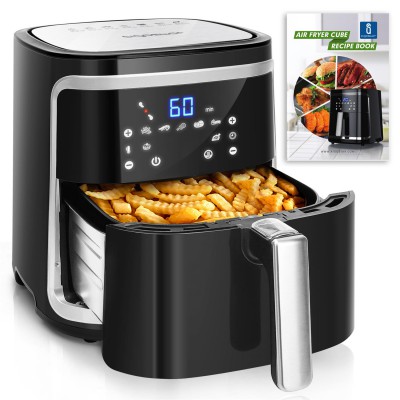 [8433325205089] AIGOSTAR FRIGGITRICE AD ARIA 5IN1 1900W 7L NERO