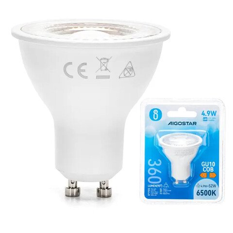 [8433325291747] LED GU10 COB 4,9W
