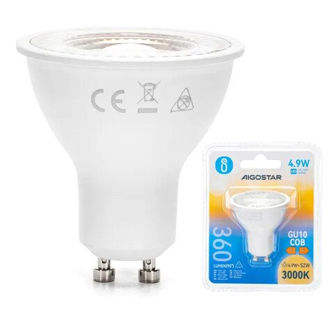 [8433325291754] LED GU10 COB 4,9W