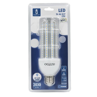 [8433340001109] LED B5 T4 4U 23W E27 6400K BIANCO