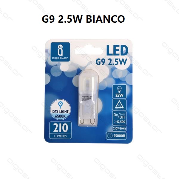 [8433340005800] LAMP LED BISPINA G9 2,5W=25W 6500K FREDDO