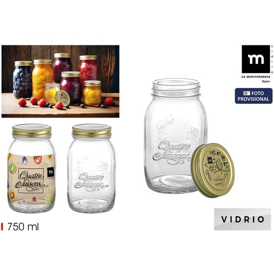 [8433774776567] BARATTOLO VETRO MULTIUSO LA MEDITERRANEA