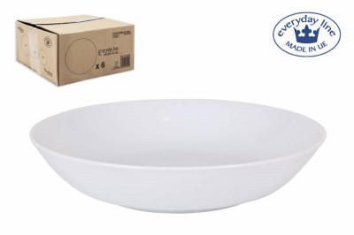 [8435133815108] PIATTO FONDO IN CERAM. D21CM MOBIUS