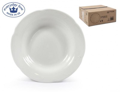[8435133815160] ZUPPA PIATTO 22,5CM KAMELIA