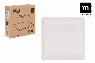 [8435133865318] AVORIO CENA BRILLANTE PIATTO 21 CENTIMET