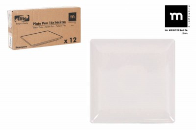 [8435133899344] PIATTO PANE IVORY LUMINOSITA 16CM  ELITE