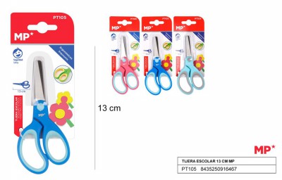 [8435250916467] FORBICI SCUOLA 13CM C/ASSORT