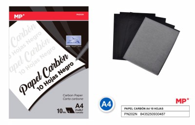 [8435250930487] CARTA CARBONE A4 10PZ NERO