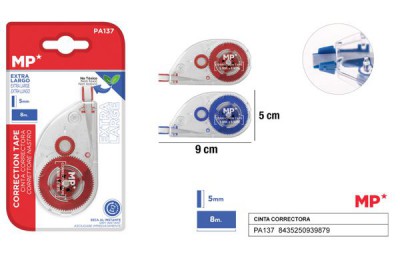 [8435250939879] CORRETTORE A NASTRO 5MM X 8M