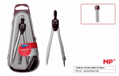 [8435250947355] COMPASSO ECONOMICO MARRONE + MINE RICARICA