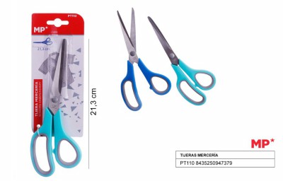 [8435250947379] FORBICI IN GOMMA 21CM C/ASSORT