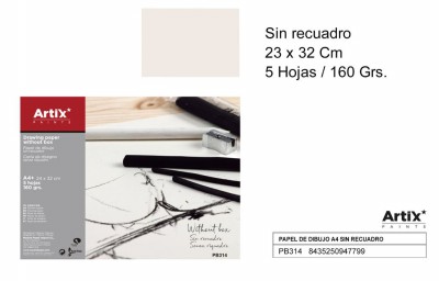 [8435250947799] ARTIX BLOCCO DISEGNO A4+ 5F