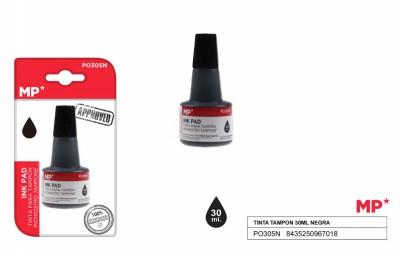 [8435250967018] INCHIOSTRO PER TIMBRI 30ML NERO