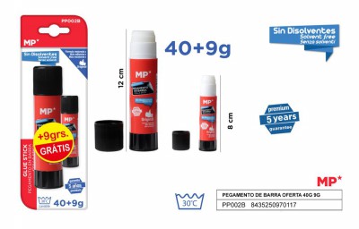 [8435250970117] COLLA STICK 2PZ 40G + 9G