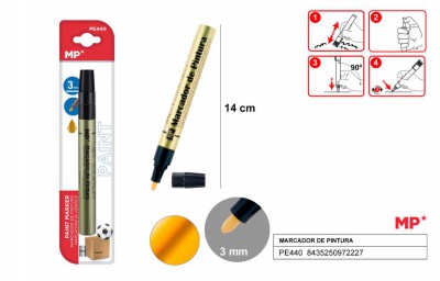 [8435250972227] MARCATORE VERNICE PUNTA TONDA 2.0MM ORO