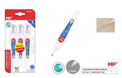 [8435250973194] CORRETTORE A PENNA 1.2MM 4ML 3PZ