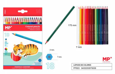 [8435250979936] MATITE COLORATE CONF. 18 COLORI