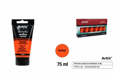 [8435250982165] ARTIX PITTURA ACRILICA 75ML ARANCIONE
