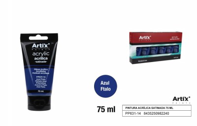 [8435250982240] ARTIX PITTURA ACRILICA 75ML BLU FTALO