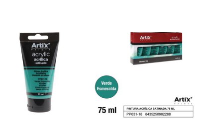[8435250982288] ARTIX PITTURA ACRILICA 75ML VERDE SMERALDO