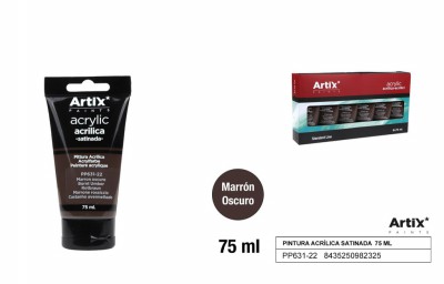 [8435250982325] ARTIX PITTURA ACRILICA 75ML TERRA DI SIENA BRUCIA