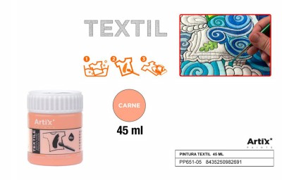 [8435250982691] ARTIX PITTURA PER TESSUTI 45ML CARNE