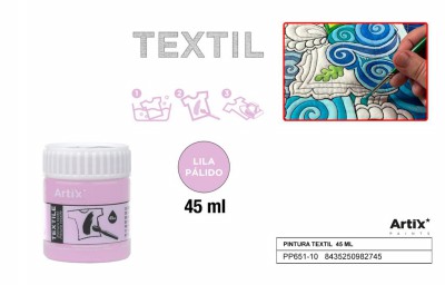 [8435250982745] ARTIX PITTURA PER TESSUTI 45ML LILLA