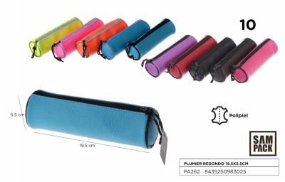 [8435250983025] SAMPACK ASTUCCIO ROTONDO SIMILPELLE 19X5CM COL. AS