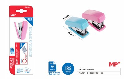 [8435250984459] MINI PINZATRICE 24/6 COL. ASS. + CONF. RICARICA