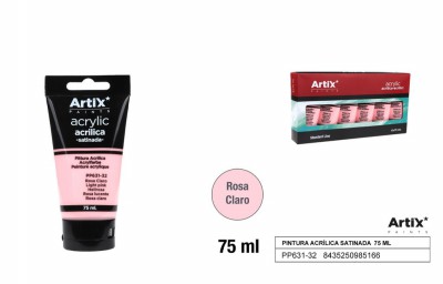 [8435250985166] ARTIX PITTURA ACRILICA 75ML ROSA CHIARO