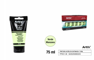 [8435250985203] ARTIX PITTURA ACRILICA 75ML VERDE PASTELLO