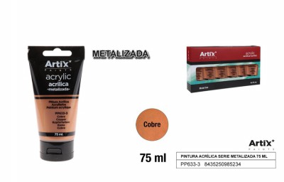 [8435250985234] ARTIX PITTURA ACRILICA 75ML RAME METAL