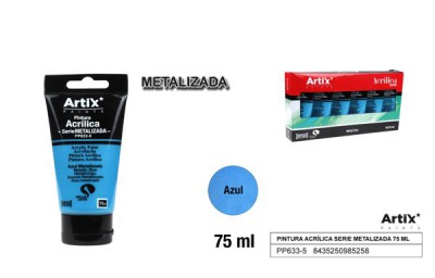 [8435250985258] ARTIX PITTURA ACRILICA 75ML BLU METAL