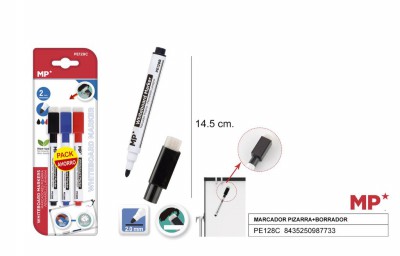 [8435250987733] MARCATORE LAVAGNA 2.0MM 3PZ N/B/R