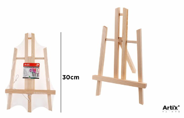 [8435250988754] ARTIX CAVALLETTO DA TAVOLO IN LEGNO 30CM