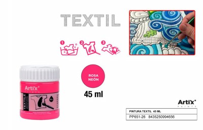 [8435250994656] ARTIX PITTURA PER TESSUTI 45ML ROSA FLUO
