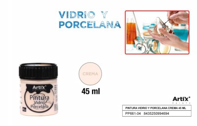 [8435250994694] ARTIX PITTURA PER CERAMICA/VETRO 45ML CREMA