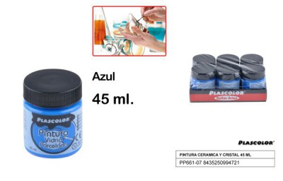 [8435250994724] ARTIX PITTURA PER CERAMICA/VETRO 45ML BLU
