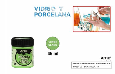 [8435250994748] ARTIX PITTURA PER CERAMICA/VETRO 45ML VERDE C