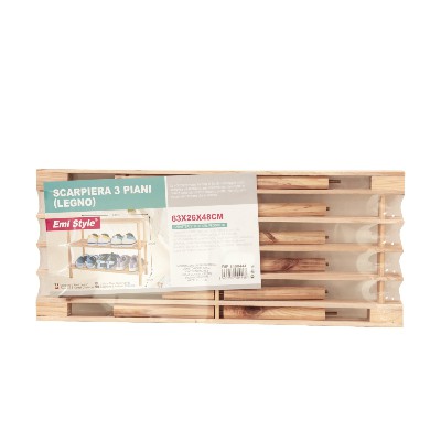 [8435269904448] SCARPIERA IN LEGNO 3PIANI