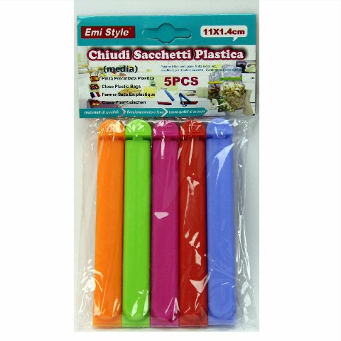 [8435269948190] CHIUDISACCHETTI PLASTICA