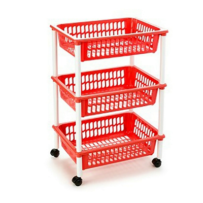 [8435421806887] CARRELLO A 3 PIANI ROSSO