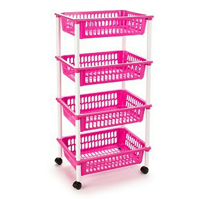 [8435421829367] CARRELLO A 4 PIANI ROSA