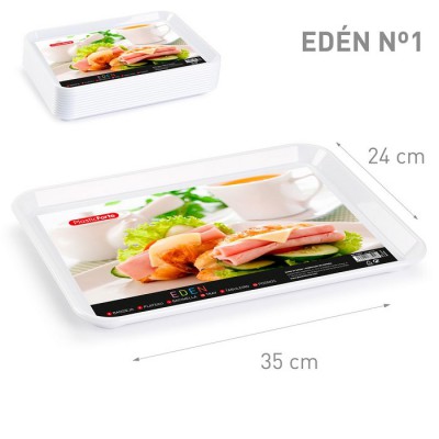 [8435421885035] VASSOIO GRANDE EDEN BIANCO