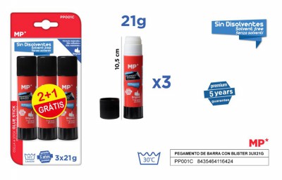 [8435464116424] COLLA STICK 21G 3PZ