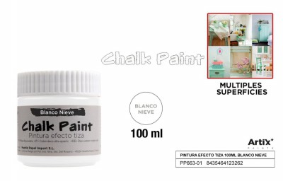 [8435464123262] ARTIX PITTURA EFFETTO GESSO 100ML BIANCO NEVE