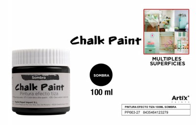 [8435464123279] ARTIX PITTURA EFFETTO GESSO 100ML NERO OMBRA