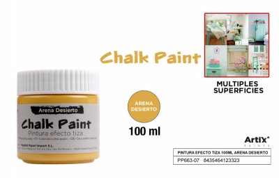 [8435464123323] ARTIX PITTURA EFFETTO GESSO 100ML SABBIA DESERTO